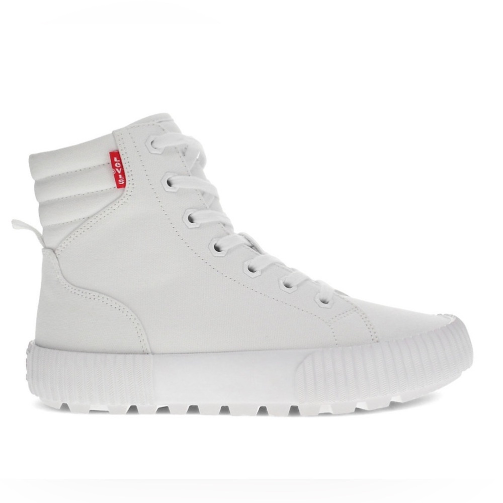 Levi’s White High Top CVS Sneakers Size 10